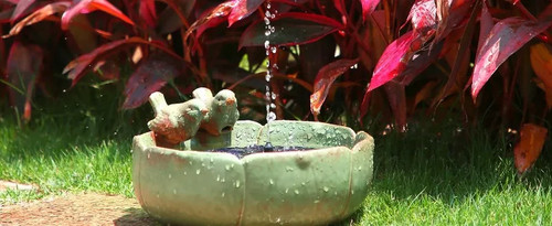 Fontana solare da esterno 1W/1,5W/2,5W adatta per pompa fontana solare giardino laghetto - Foto 23 di 27