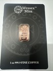 Wessex Mint 1oz Copper Cast Bar 999.9 Fine Bullion. “Limited time New Arrival10