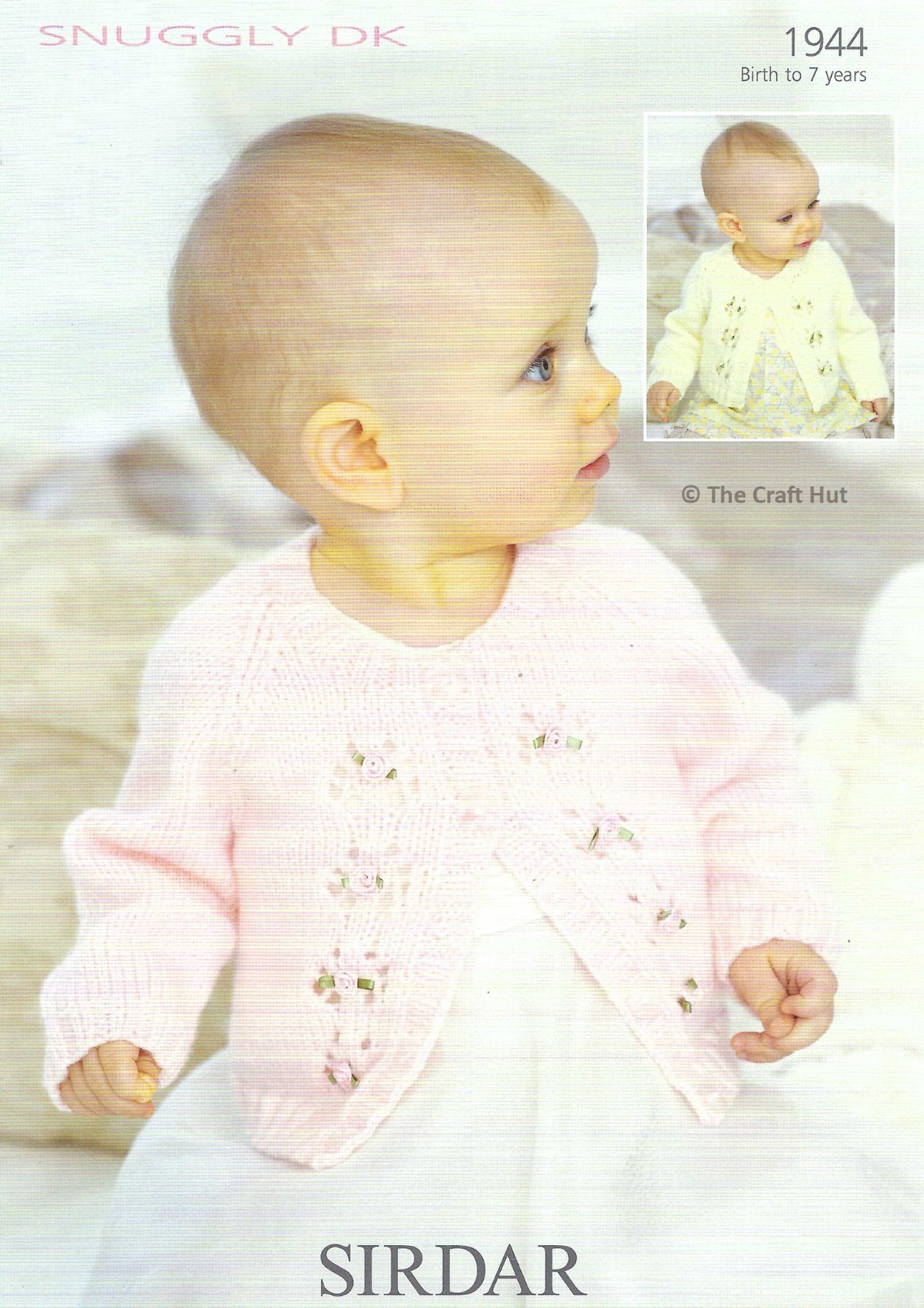 Hand Knitting PATTERN ONLY Sirdar Baby Child Toddler Pretty Cardigans 1944 New