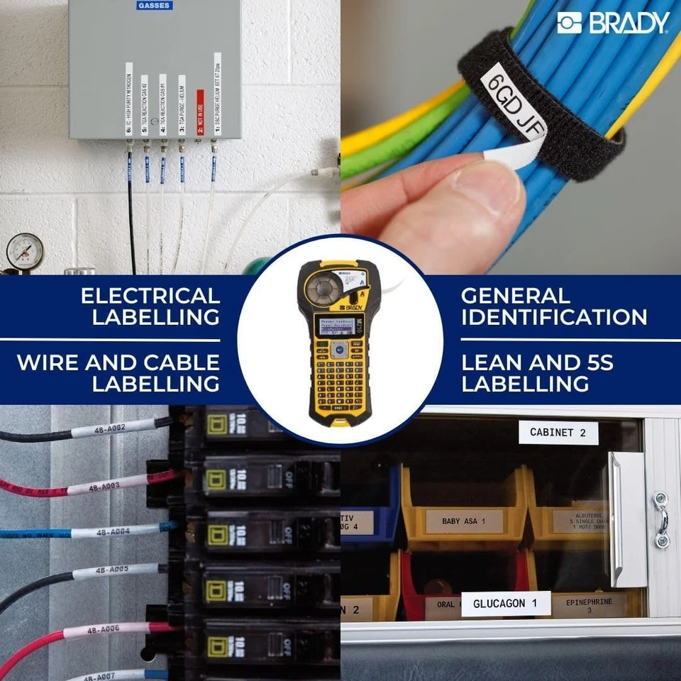 Portable Label Printer with Rubber Bumpers, Multi-Line Print - Image 4 of 4