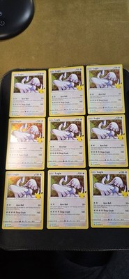 Pokémon TCG Lugia Celebrations Holo Rare Card 022/025 Lot of 9 NM-M | eBay