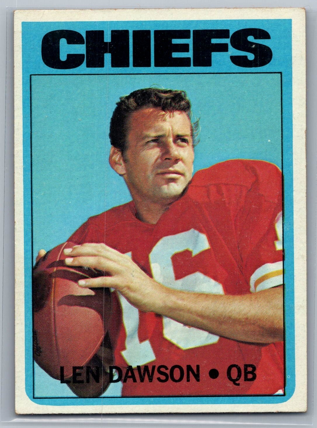 1972 Topps - Len Dawson #245 - HOF EX+ *TEXCARDS*