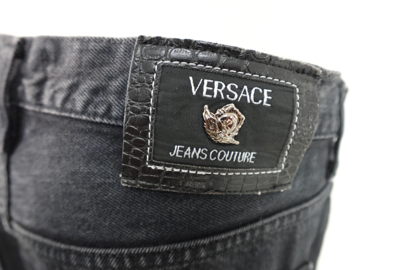Versace Jeans Couture Men's Trousers Jeans Size 36/50 Denim Man Italy Medusa thumbnail 10