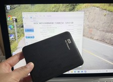 WD My Passport 320GB Portable WDBKXH3200ABK-01 Health Good Usage 7 Hours Only