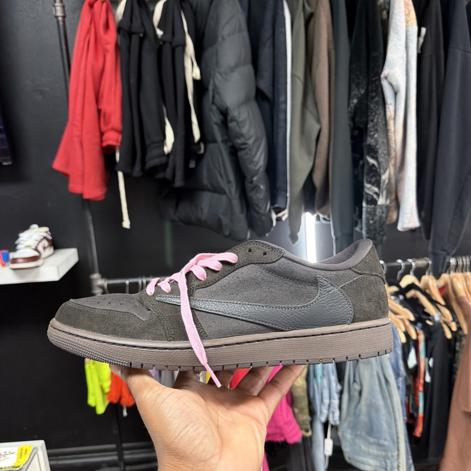 Size 13 - Travis Scott x Air Jordan 1 Retro OG SP Low Velvet Brown