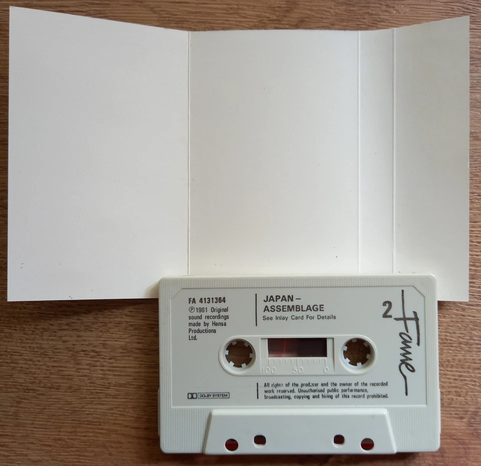 JAPAN - ASSEMBLAGE (FAME FA4131364) 1984 UK CASSETTE TAPE COMPILATION REISSUE - Image 3 of 3