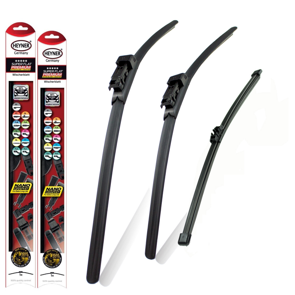 Fits Ford Kuga 20132019 Full Set Windscreen Wiper Blades HSF28"28"Pt11