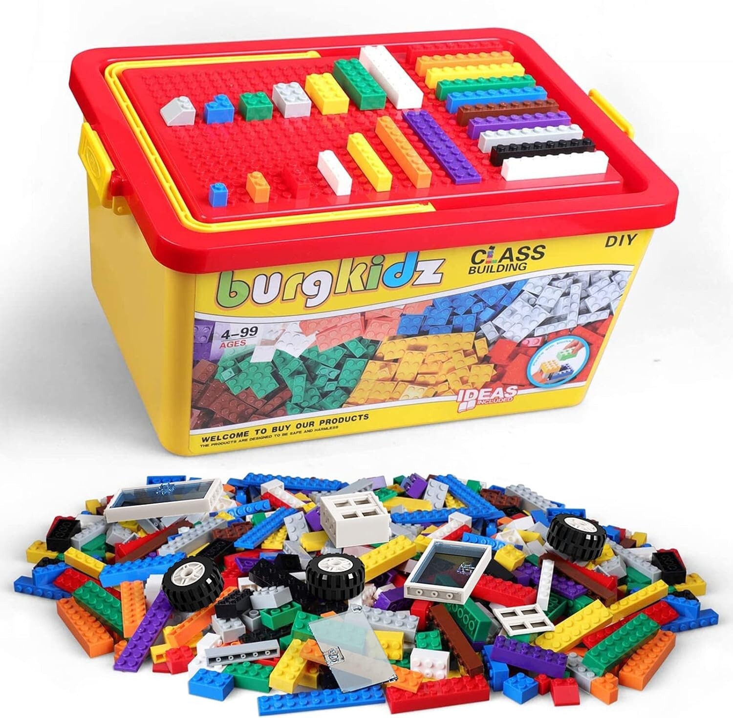 Versatile 1020-Piece Block Set - Perfect for Kids’ Creativity & Imagination
