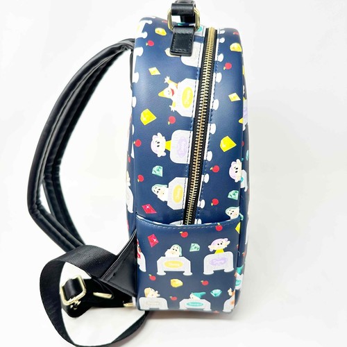 Loungefly Rucksack Geldbörse Disney schneeweiß sieben Zwerge Betten schläfrig Dopey Neu ohne Etikett - Bild 6 von 16