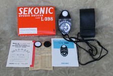 SEKONIC L-398 STUDIO DELUXE ANALOG SPOT EXPOSURE LIGHT METER KIT NEW IN BOX