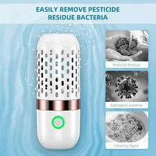 Portable Fruit Cleaner Device with OH-ion Purification for Washing