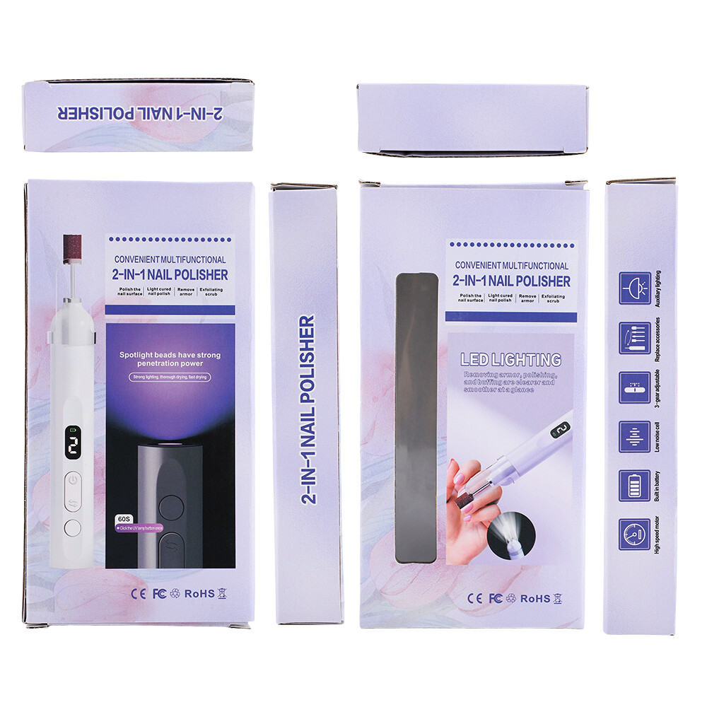 Electric Nail File Drill Portable USB Manicure Pedicure Machine Set Professional