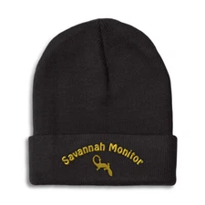 Beanies for Men Savannah Monitor Winter Hats for Women Acrylic Skull Cap 1 Size