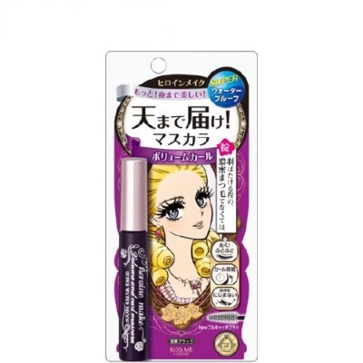 ISEHAN KISS ME Heroine Make Volume & Curl wasserfeste Wimperntusche - #01 schwarz 6g