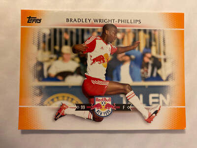 2017 Topps MLS Orange Parallel 13/25 Bradley Wright-Phillips #40 NYRB Red Bulls