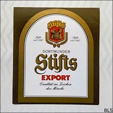 Dortmunder Stifts Export Beer Label (BL5)