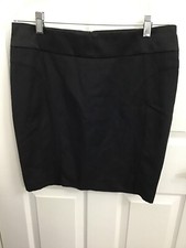 Bebe Women's Black Lined Matiz Pencil Skirt 8 NWT