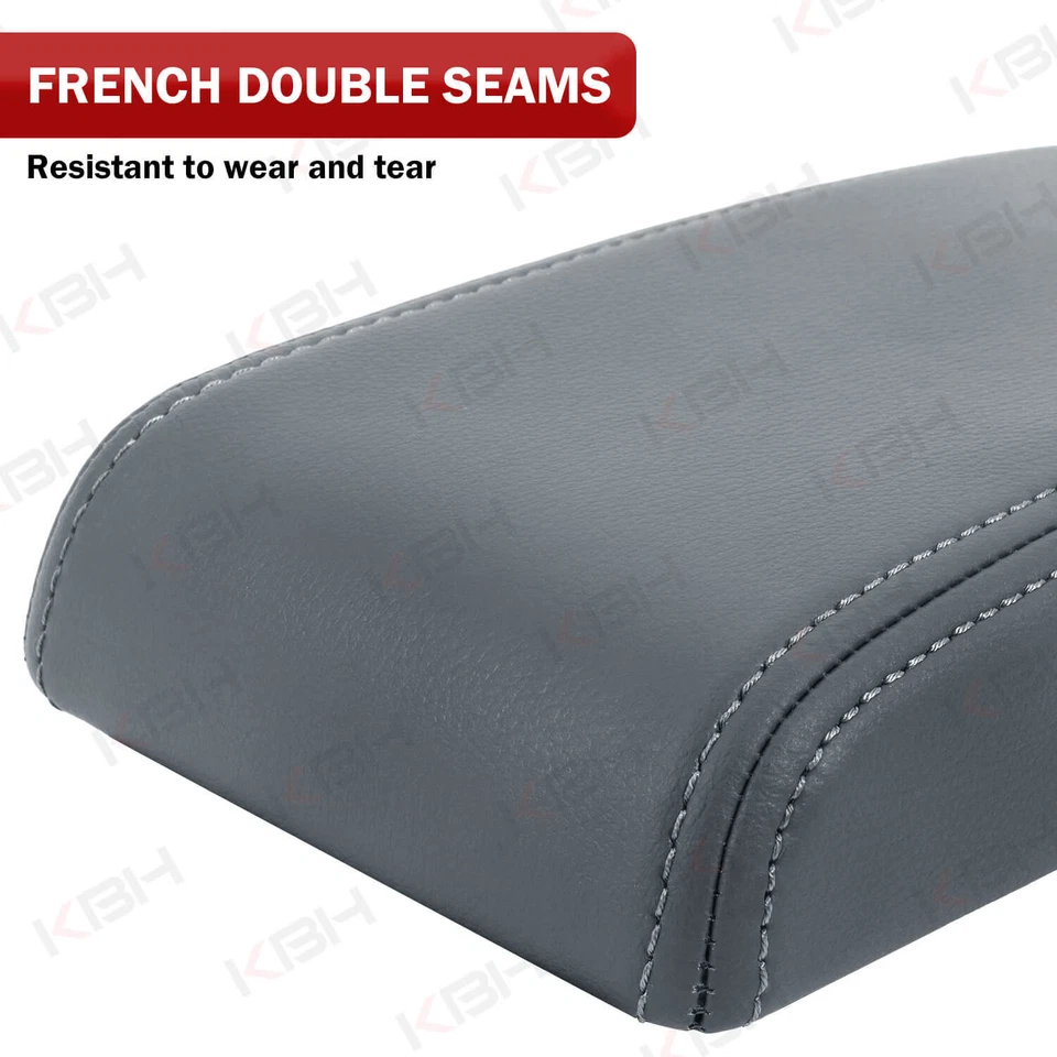 Se adapta a Toyota 4Runner 1996-2002 consola media tapa reposabrazos cubierta de repuesto gris Foto 3 de 4