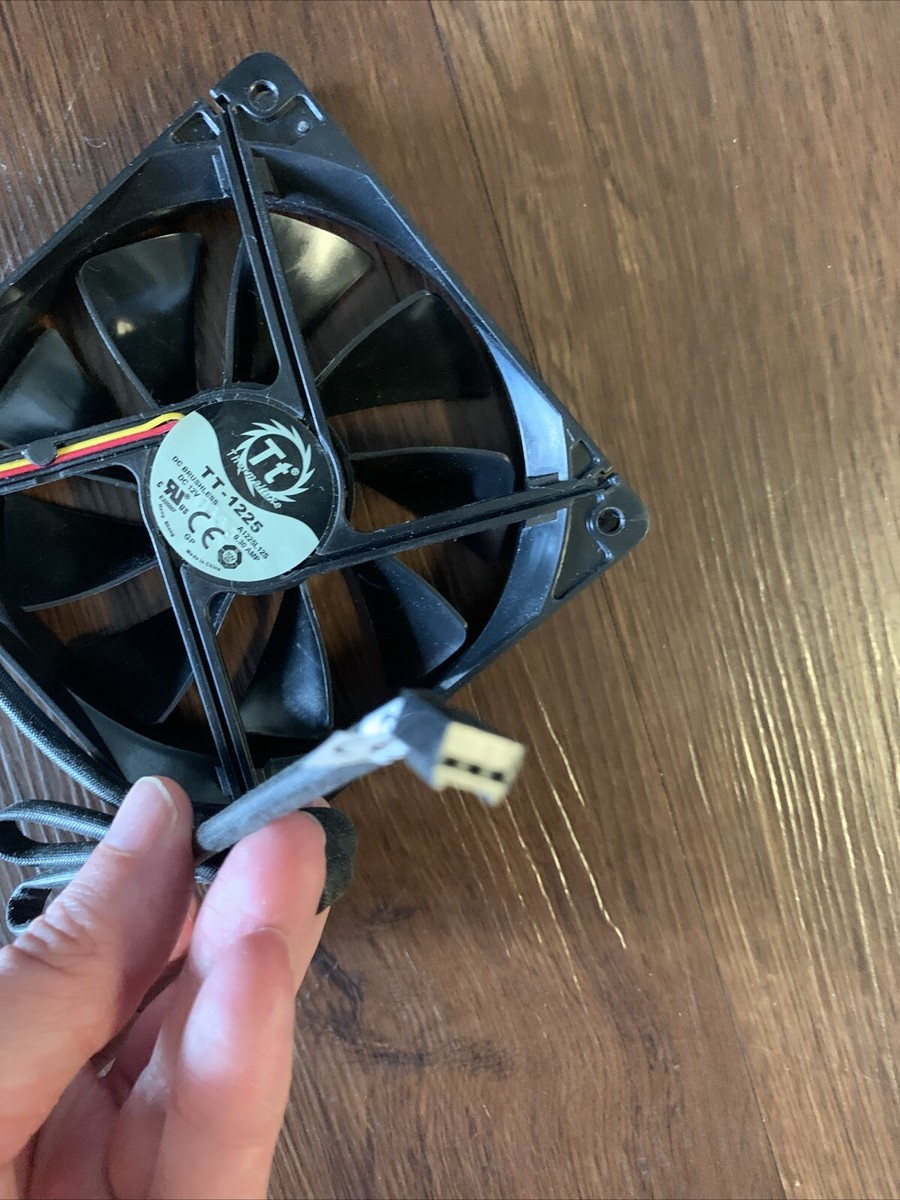 Thermaltake TT-1225 Quiet High Airflow Case Fan - Black | eBay