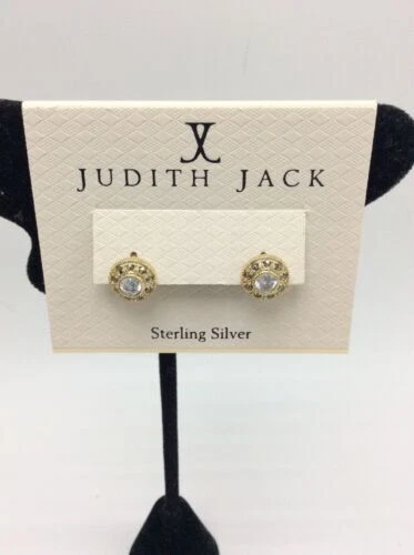 Judith Jack Silver Plated Fashion Earrings