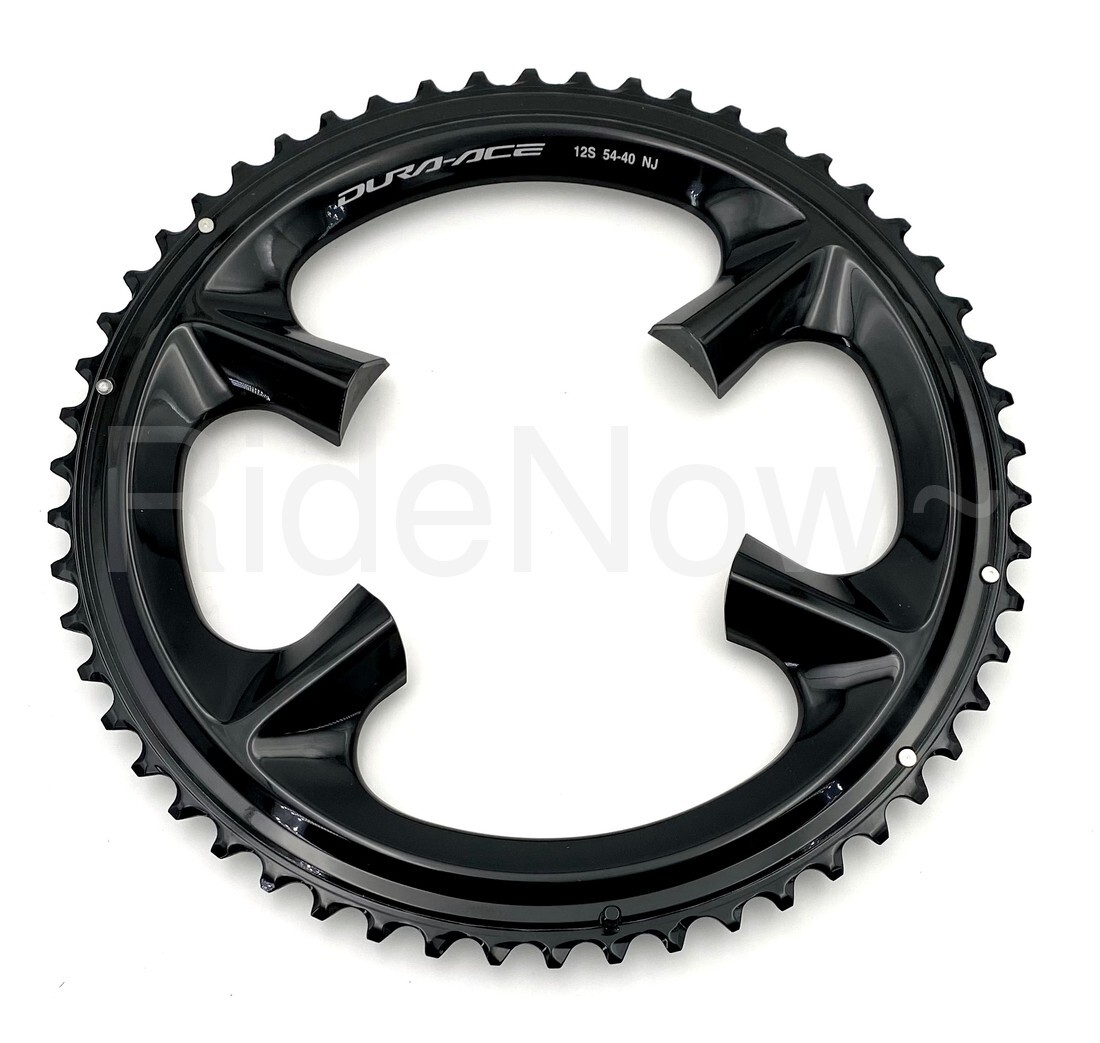 新品 SHIMANO DURA-ACE チェーンリング 54T/40T 12S Shimano DURA-ACE 54T Chainring Fit FC-R9200/P, 2x12S 50-40T