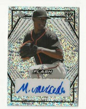 2021 MANUEL MERCEDES LEAF FLASH AUTO SILVER REFRACTOR ROOKIE  SP  NEW  HOT