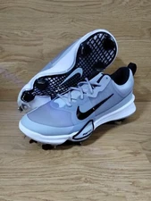 Nike Force Zoom Trout 9 Pro Grey Baseball Cleats Men's Size 7.5 FB2907-002