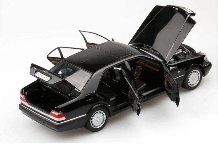 1/18 Alloy Simulation Model 1990 Mercedes-Benz S600 W140 - Image 2 of 4