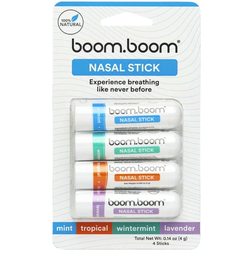 Nasal Stick (4 Pack) | Boosts Focus + Enhances Breathing | Provides - Picture 1 of 1