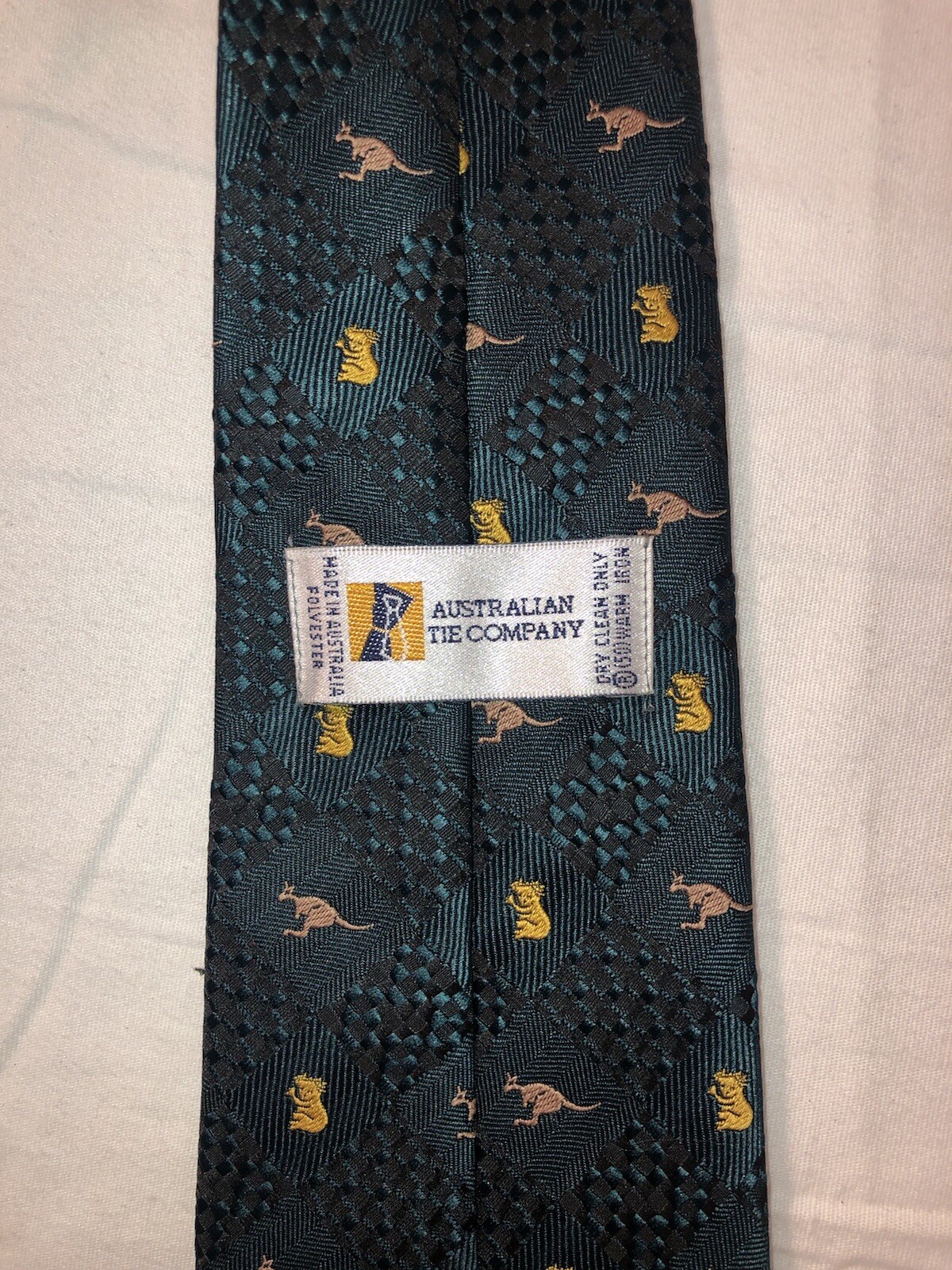 Men’s Australian Tie Company Kangaroo Koala Bear Patt… Gem
