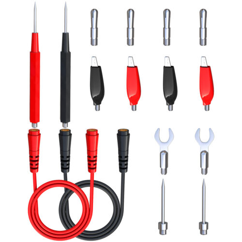 Multimeter Test Lead Kit Replacement Test Wire Set with Alligator Clip - Picture 2 of 6
