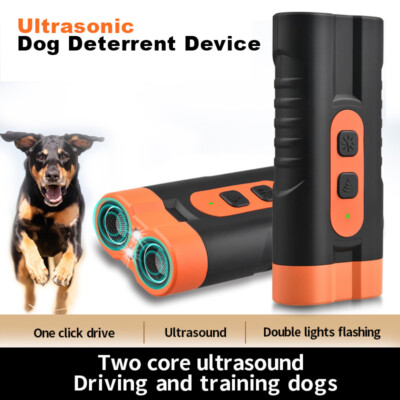 Outdoor Anti-Barking Device Ultrasonic Dog Control Stop Repeller Pet  Trainer US