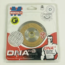 Diamond Blade Disc for Porcelain Stoneware Hard Ceramic MONTOLIT DNA CGX EVO3 4”