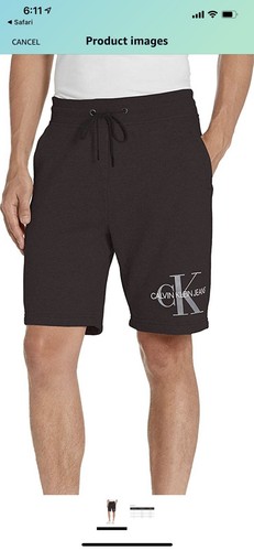 men new calvin klein sweat shorts size 