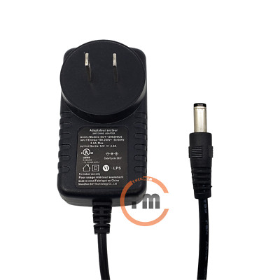 Power Supply DC Adapter 12V 2.0A for Onn Monitors (SOY-1200200US) 