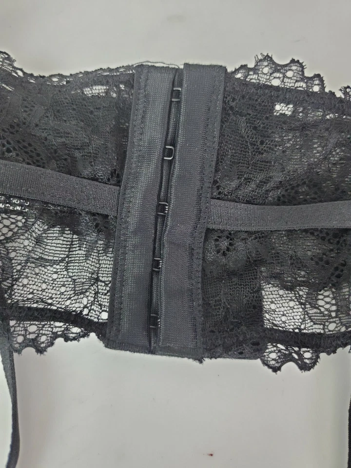 Fashion Nova черный кружевной подвязки ремень маленький сексуальное белье - Изображение 4 из 4