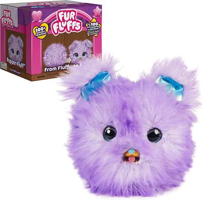 Purse Pets Fur Fluffs Puppy Purple Fluff Kids Pretend Electronic Pet