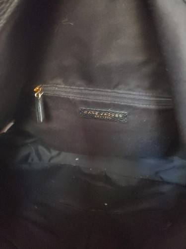 Marc Jacobs New York Shoulder Bag Medium Black Leather Gold Hobo Designer Purse - Picture 6 of 6
