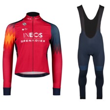 Mens Cycling Long Sleeve Jersey Bibs Cycling Jerseys And Bib Pants Team Kits