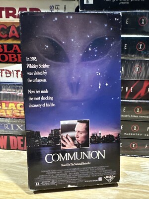 Communion VHS, 1989 Christopher Walken Alien Abduction Sci Fi