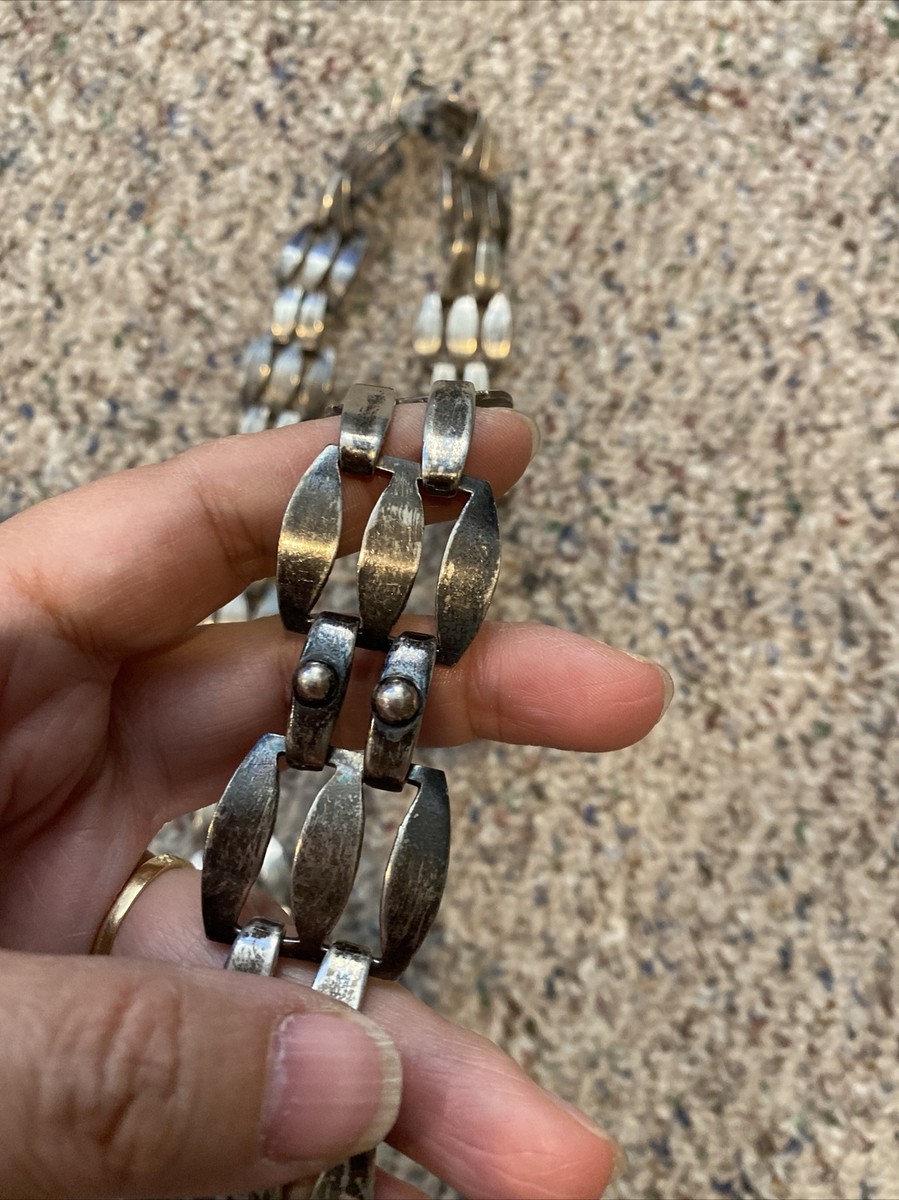 Vintage Mexico Sterling Silver Link Belt | eBay display picture 3