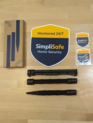 TWO NEW IN BOXES - SimpliSafe Yard Sign, Stake and Window Decal