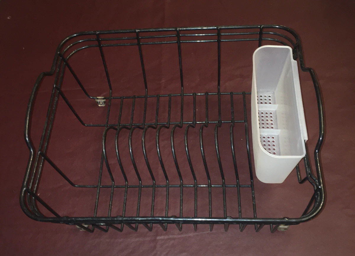 Dish Drainer, Black Wire, Large