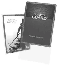 1 pack of 100 Ultimate Guard Katana Transparent Standard Sized Card Sleeves