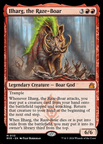 1x Ilharg, the Raze-Boar - NM - See Set for Pic - SPARROW MAGIC