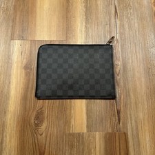 Louis Vuitton Pochette Jour GM Authentic Damier Pouch LV