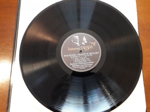 33 GIRI- LP "MOZART "JUPITER - HAFFNER " HERBERT VON KARAJAN-WG RECORDS NM/NM - Picture 4 of 4