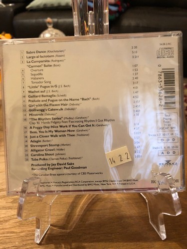 The Canadian Brass More Greatest Hits by Canadian Brass (CD, Oct-1990, RCA) NEW - Bild 2 von 3