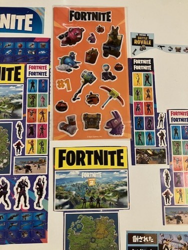 Fortnite Sticker Set Corocoro Comic Magazine's appendix etc. - Picture 3 of 11