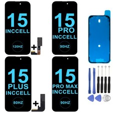 For iPhone 15 Plus Pro Max LCD Display Touch Screen Digitizer Replacement